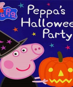 Peppa Pig Halloween Paint By Number