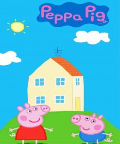 Peppa Pig House paint by numbers