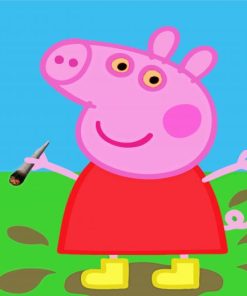 Peppa Pig paint by numbers