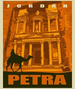 Petra Jordan Poster paint by numbers