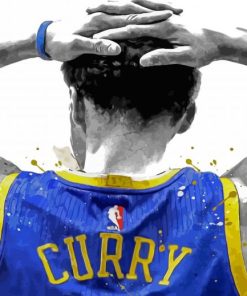 Player Stephen Curry paint by numbers