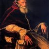 Portrait of Pope Paul III Titian paint by numbers