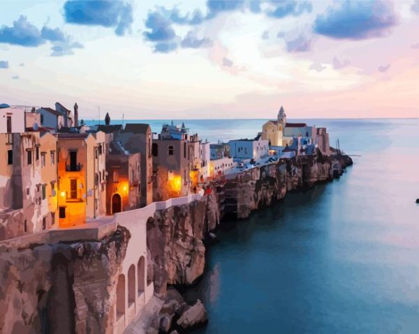 Puglia Buildings Paint By Number