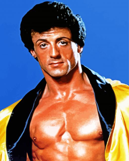 Rocky Balboa By Sylvester Stallone Paint By Number