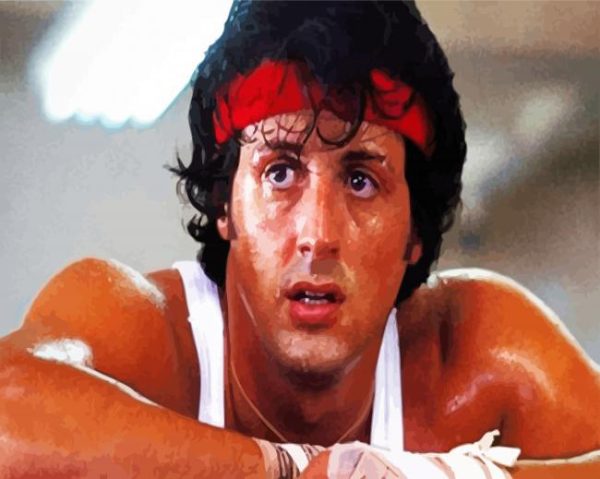 Rocky Balboa paint by numbers