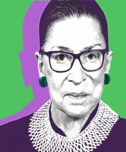 Ruth Bader Ginsburg Lawyer Paint By Number