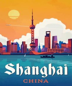 Shanghai Poster paint by numbers