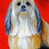 Shih Tzu Dog Art paint by numbers