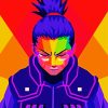 Shikamaru Pop Art paint by numbers