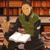 Shikamaru Reading Book paint by numbers