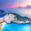 Shipwreck View Point Zante paint by numbers