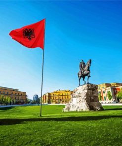 Skanderbeg Square paint by numbers