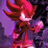 Sonic Shadow The Hedgehog Art paint by numbers