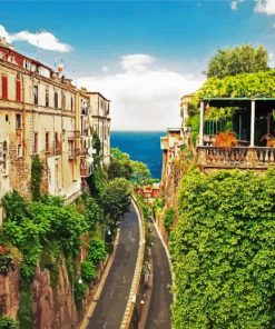 Sorrento Town paint by numbers