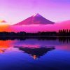 Sunset At Mount Fuji Paint By Number