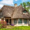 Thatched Cottage paint by numbers