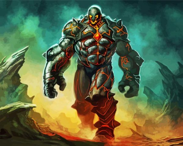 The Iron Golem Paint By Number
