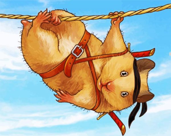 The Ninja Hamster Paint By Number