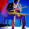 The Saxophone Player Art paint by numbers