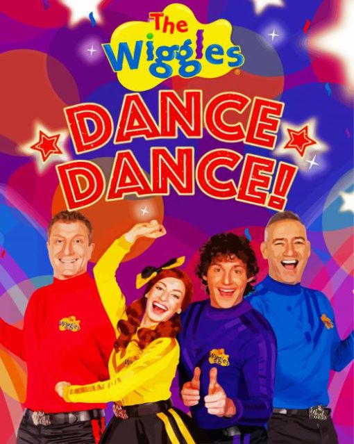 The Wiggles Dance Dance paint by numbers