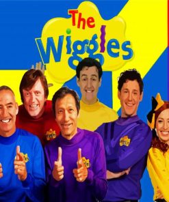 The Wiggles Members paint by numbers