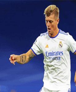 Toni kroos Real Madrid Player paint by numbers