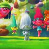 Trolls Poppy And Friends paint by numbers