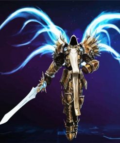 Tyrael Diablo Game Paint By Number