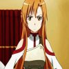 Upset Asuna Character paint by numbers