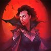 Vampire Woman paint by numbers