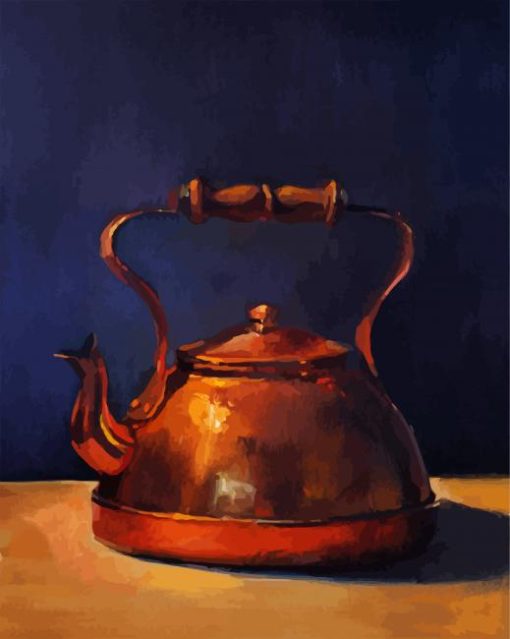 Vintage Kettle Paint By Number