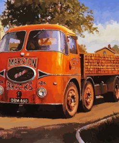 Vintage Lorry Paint By Number