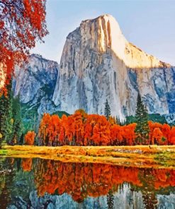 Yosemite National Park California paint by numbers