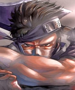 Zabuza Momochi Anime paint by numbers