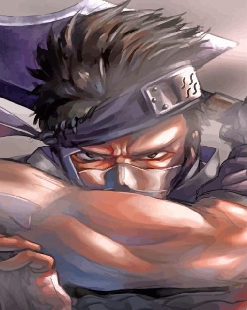 Zabuza Momochi Anime paint by numbers