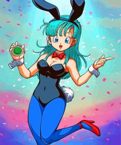 Adorable Bulma paint by numbers