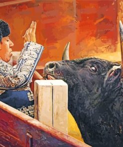 Aesthetic Bullfighter paint by numbers