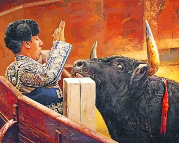Aesthetic Bullfighter paint by numbers