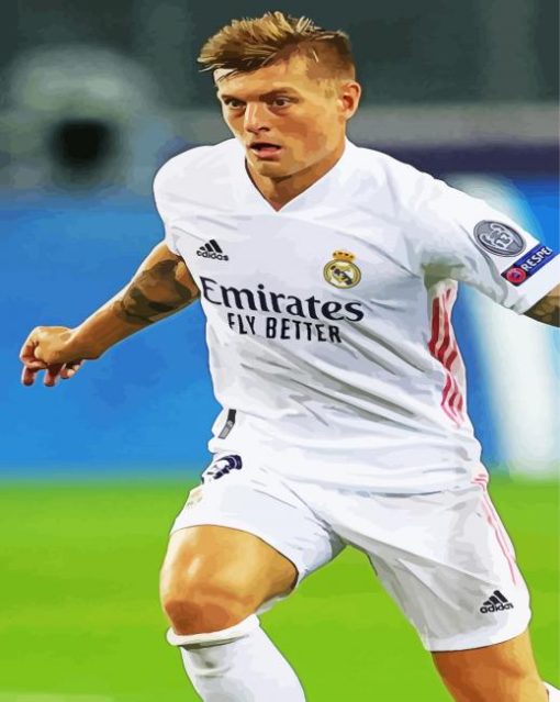 Toni Kroos paint by numbers