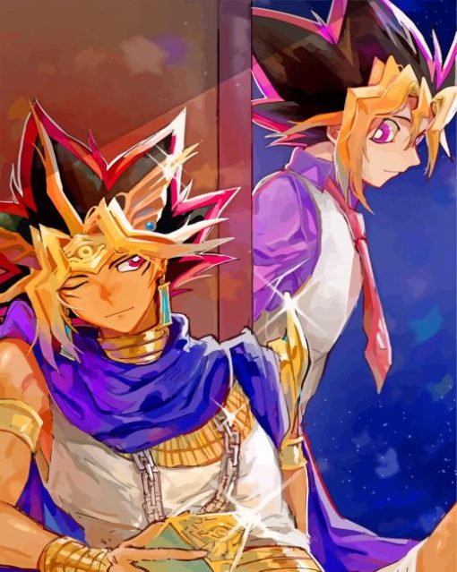 Aesthetic Yugi Muto Anime paint by numbers