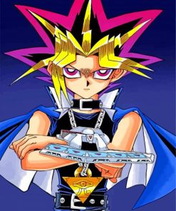 Aesthetic Yugi Muto paint by numbers