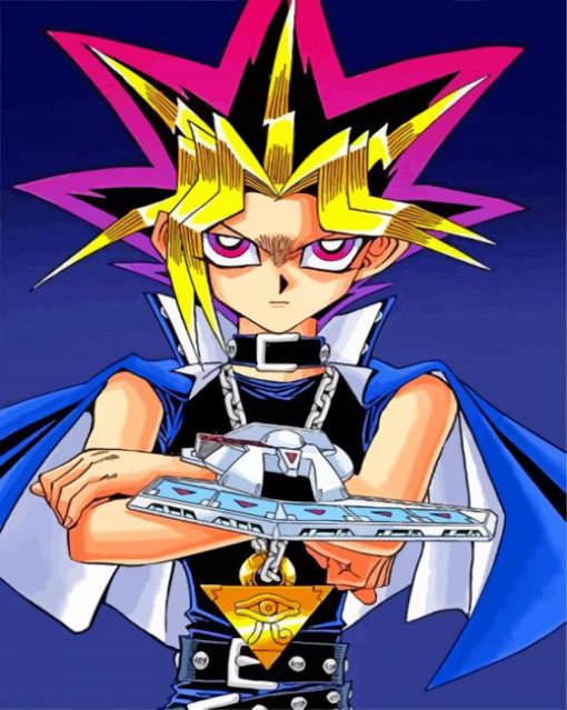 Aesthetic Yugi Muto paint by numbers