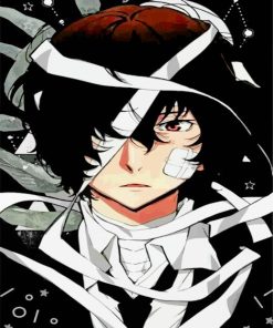 Aesthetic Anime Bungo Stray Dogs paint by numbers