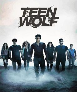 Aesthetic Teen Wolf paint by numbers