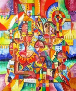 African People paint by numbers