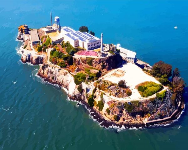 Alcatraz San Francisco paint by numbers