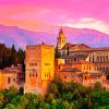 Alhambra Palace Granada Spain paint by numbers