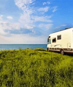 Autocaravan RV Camping paint by numbers