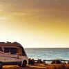 Autocaravan Sea View Camping paint by numbers