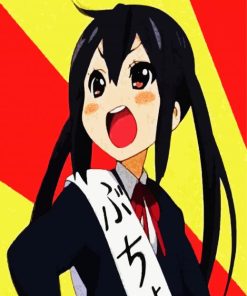 Azusa Nakano Anime paint by numbers